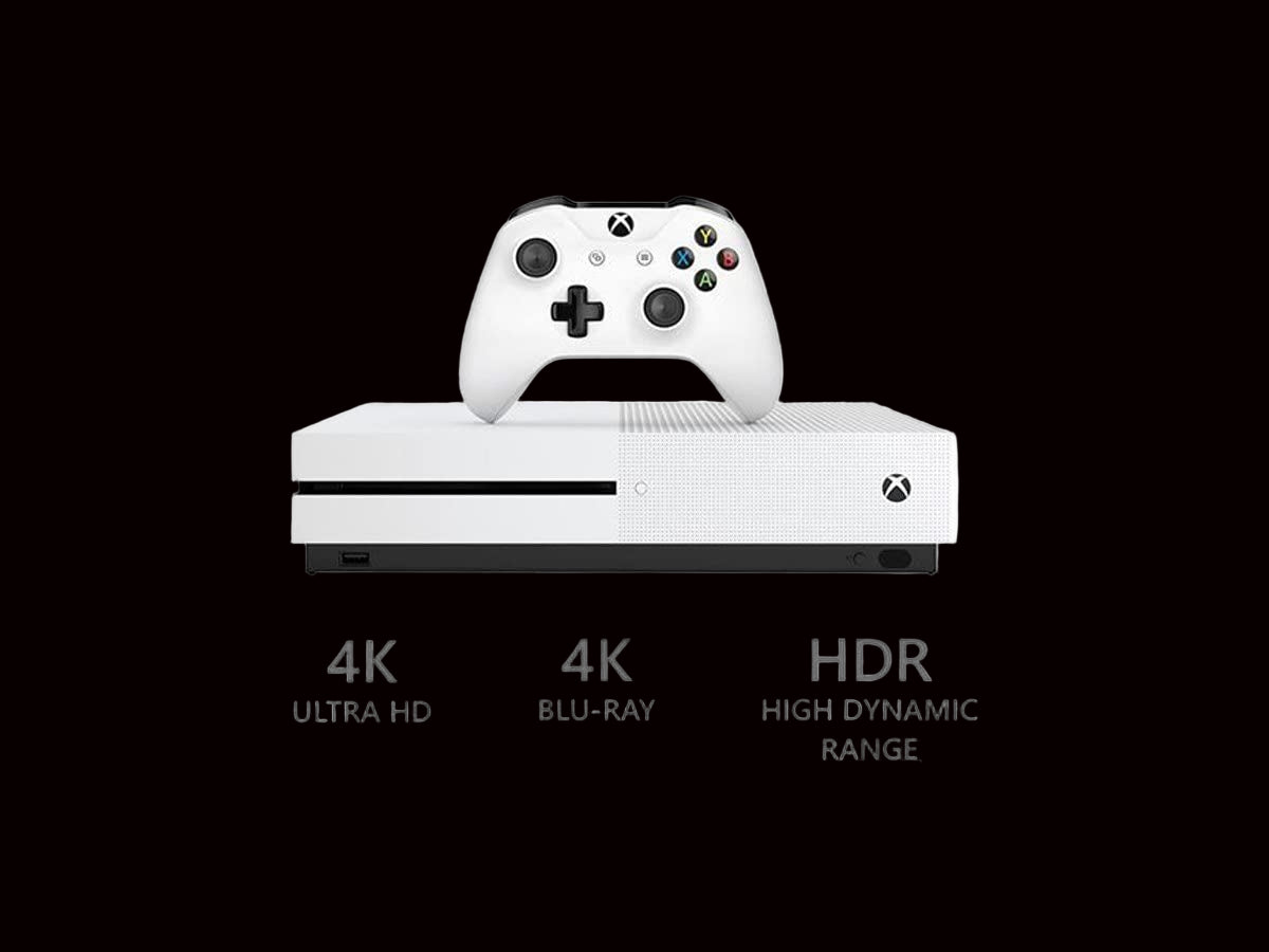 Microsoft - Xbox One S 500GB Console - White - ZQ9-00028 (Renewed)