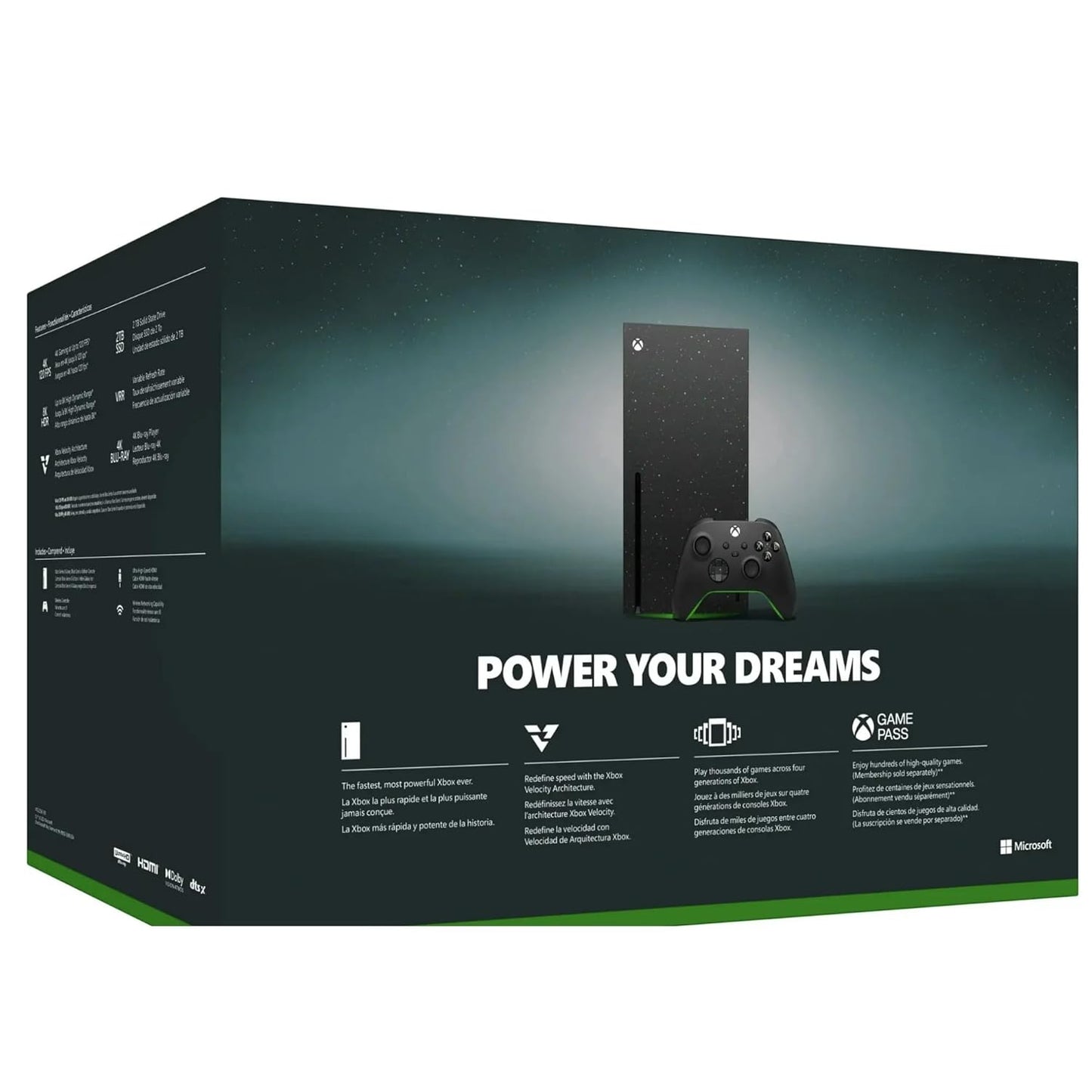 Xbox Series X 2 TB Disc Drive Galaxy Black Special Edition Bundle Includes Special Edition Wireless Controller