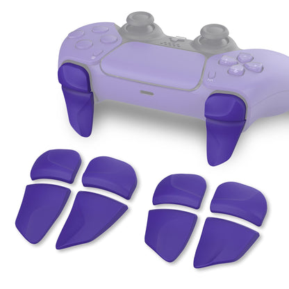PlayVital Blade 2 Pairs Shoulder Buttons Extension Triggers for ps5 Controller, Game Improvement Adjusters for PS Portal Remote Player, Bumper Trigger Extenders for ps5 Edge - Chameleon Purple Blue