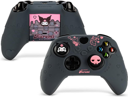 Controller Cover Skin for Xbox Series X/S,Soft Silicone Anti-Slip Protective Cover Skin Case Compatible with Xbox Controller with 2 Thumb Grip Caps - KLM