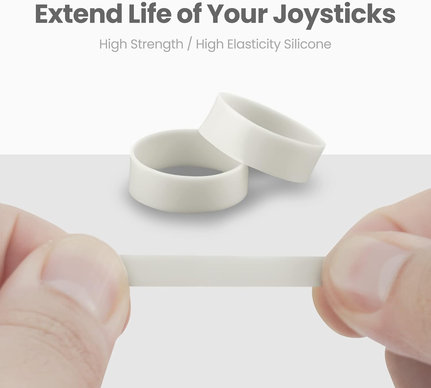 Joystick Protectors, Invisible Protection During Gaming, Silicone, Compatible with Steam Deck/Xbox/Switch Pro Controller/PS4/PS5/ROG Ally/8 BitDo Game Joystick(10 Pcs)