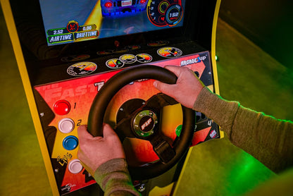 ARCADE1UP The Fast & The Furious Deluxe Arcade Game for Your Home, with 5-Foot-Tall Stand-up Cabinet, 2 Classic Games, and 17-inch LCD Screen