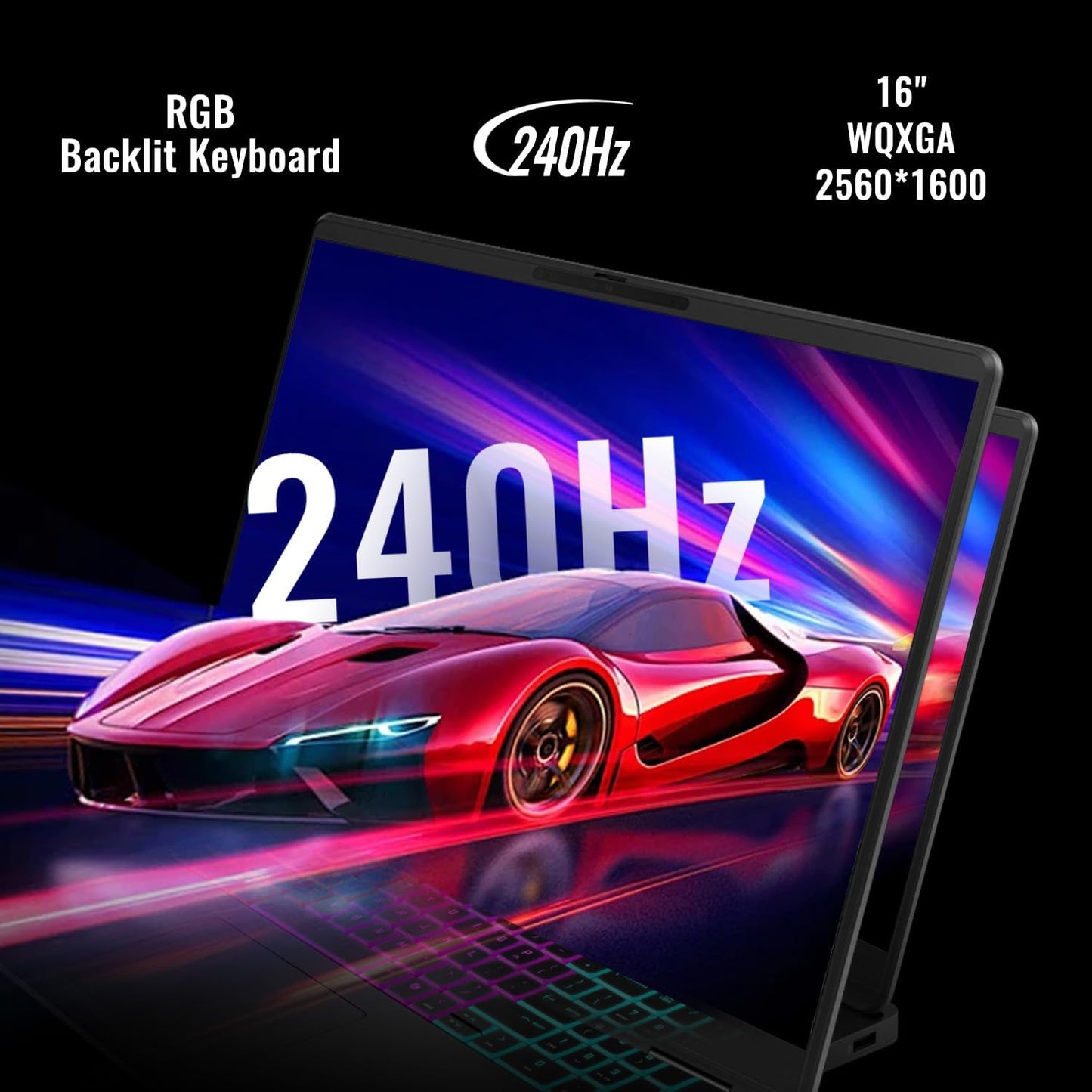 HP Omen MAX 16 RTX 5060 Pro Gaming Laptop, 16" WQXGA 240Hz, AMD Ryzen AI 9 HX 375(Beats Intel i9), NVIDIA RTX 5060, 16GB DDR5 RAM, 1TB SSD, RGB Keyboard, Wi-Fi 7, W11 P, Bundle with PCO Laptop Cooler