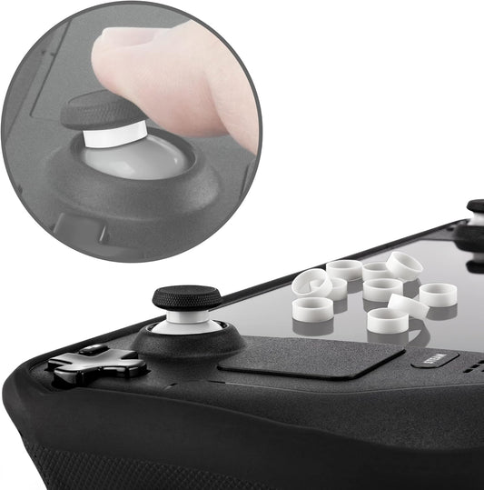 Joystick Protectors, Invisible Protection During Gaming, Silicone, Compatible with Steam Deck/Xbox/Switch Pro Controller/PS4/PS5/ROG Ally/8 BitDo Game Joystick(10 Pcs)
