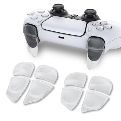 PlayVital Blade 2 Pairs Shoulder Buttons Extension Triggers for ps5 Controller, Game Improvement Adjusters for PS Portal Remote Player, Bumper Trigger Extenders for ps5 Edge - Chameleon Purple Blue