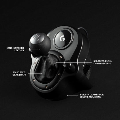 Logitech G Driving Force Shifter – Compatible with G29, G920 & G923 Racing Wheels for-PlayStation 5, Playstation 4, Xbox-Series X|S, Xbox-One, and-PC