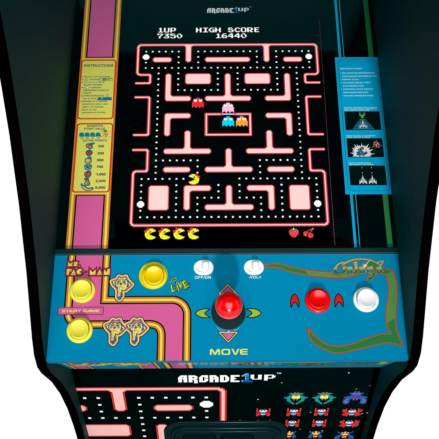ARCADE1UP Class of 81’ Deluxe Arcade Machine for Home - 5 Feet Tall - 12 Classic Games