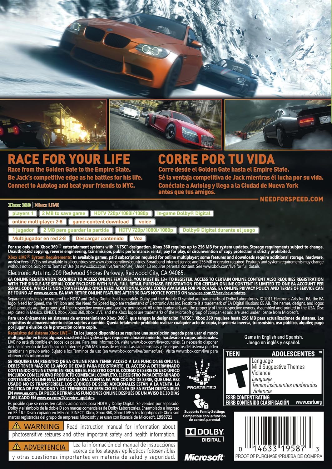 Need for Speed: The Run - Xbox 360