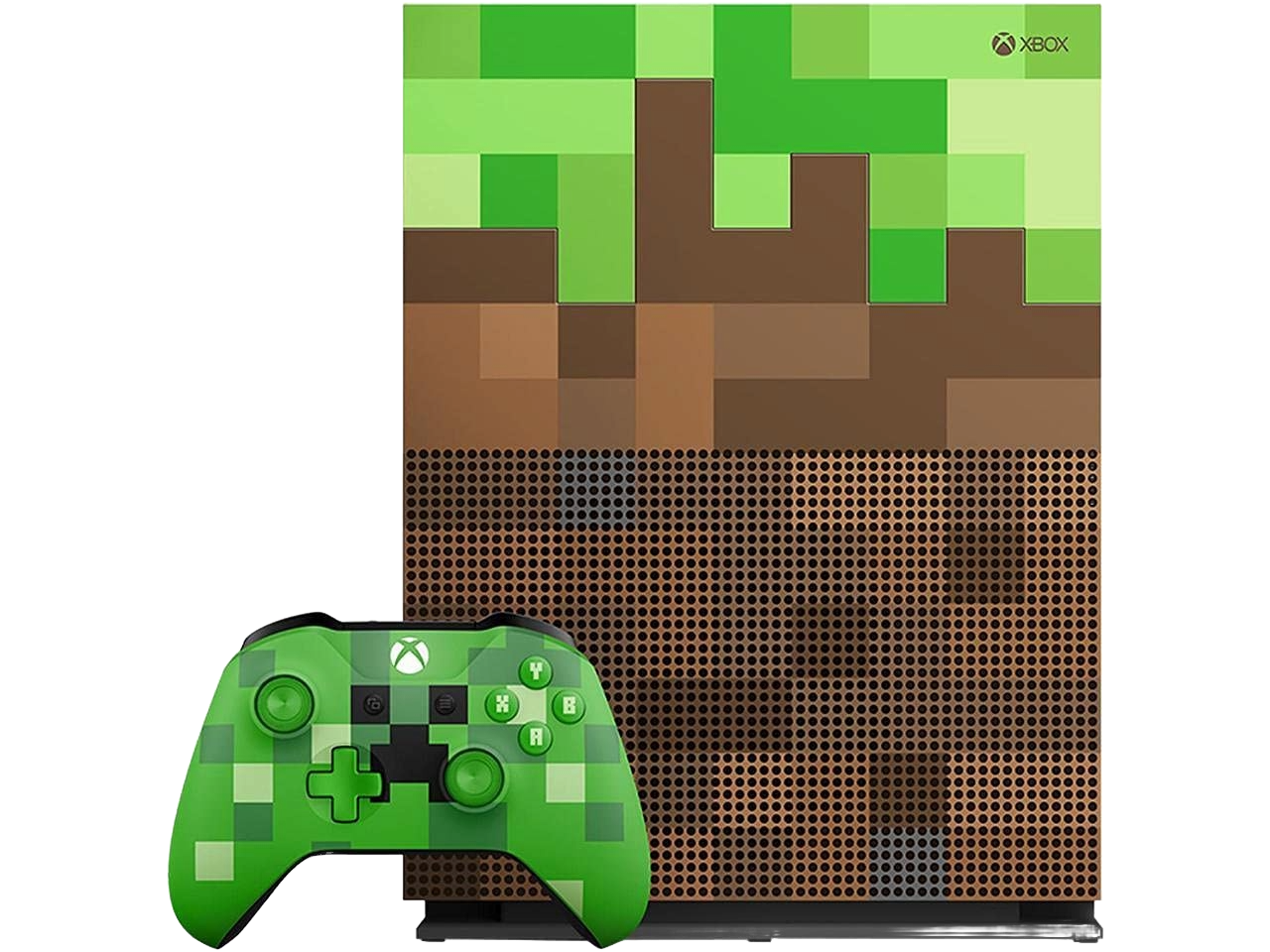 Xbox One S 1TB Limited Edition Console - Minecraft Bundle