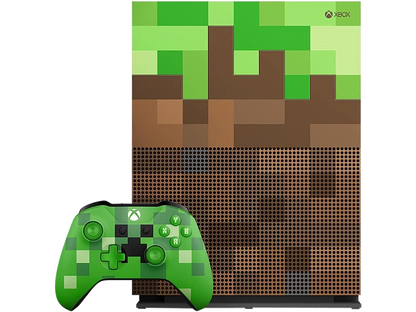 Xbox One S 1TB Limited Edition Console - Minecraft Bundle