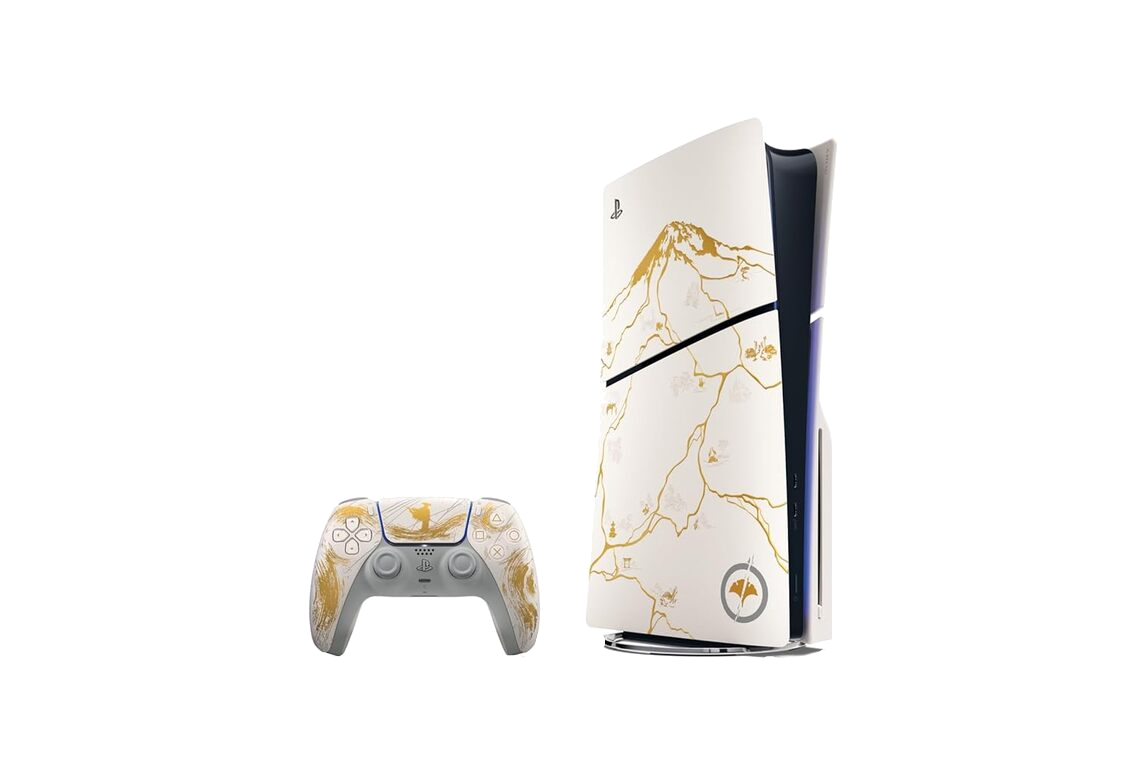 PlayStation 5 Console – Ghost of Yōtei Gold Limited Edition Bundle (slim)