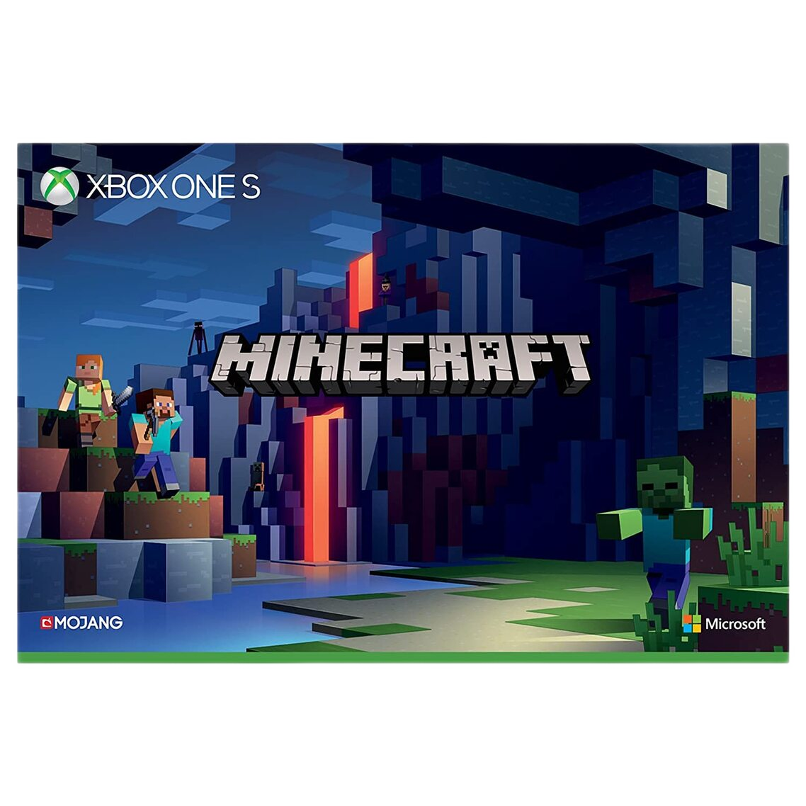 Xbox One S 1TB Limited Edition Console - Minecraft Bundle