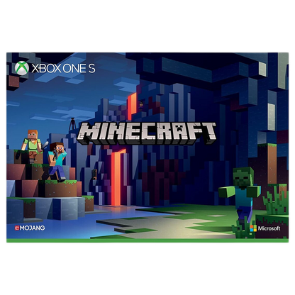 Xbox One S 1TB Limited Edition Console - Minecraft Bundle