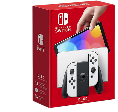 Nintendo Switch – OLED Model w/White Joy-Con
