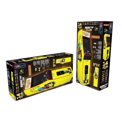 PAC-MAN Deluxe Arcade Machine 5-foot-tall, 14 classic games