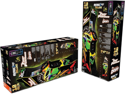 The Fast & The Furious Deluxe Arcade 5-Foot-Tall 2 Classic Games