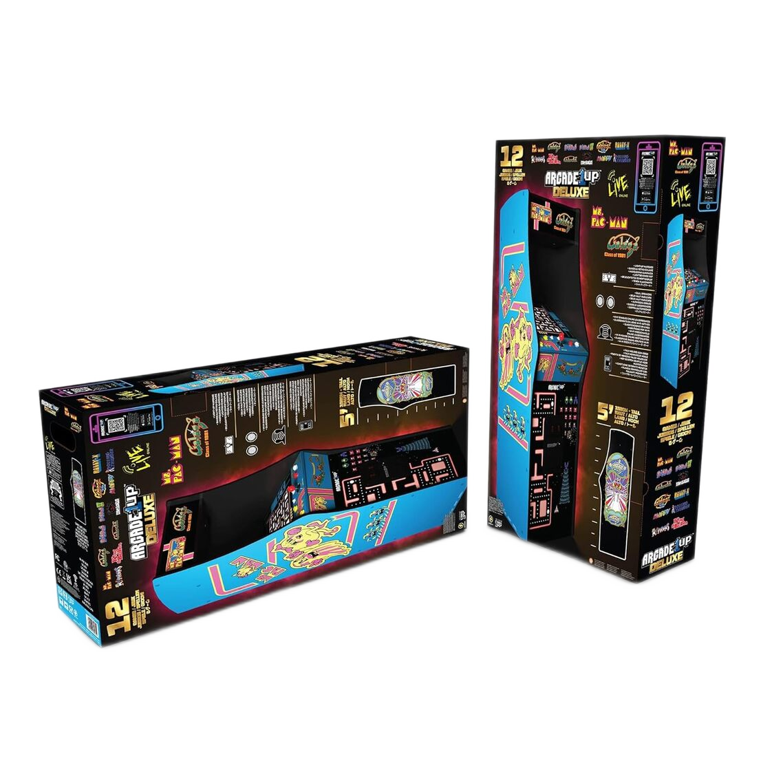 Class of 81’ Deluxe Arcade Machine- 5 Feet Tall - 12 Classic Games