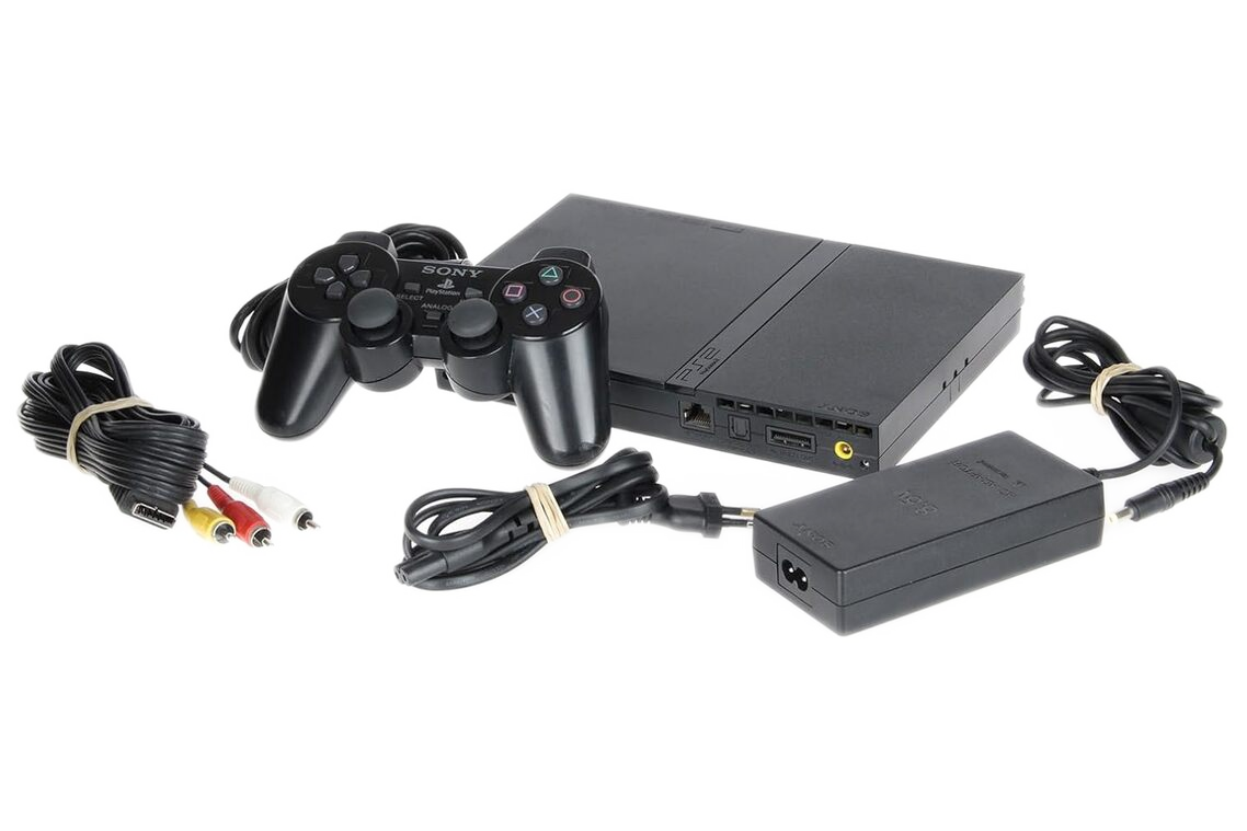 Sony PlayStation 2 Slim Console Black